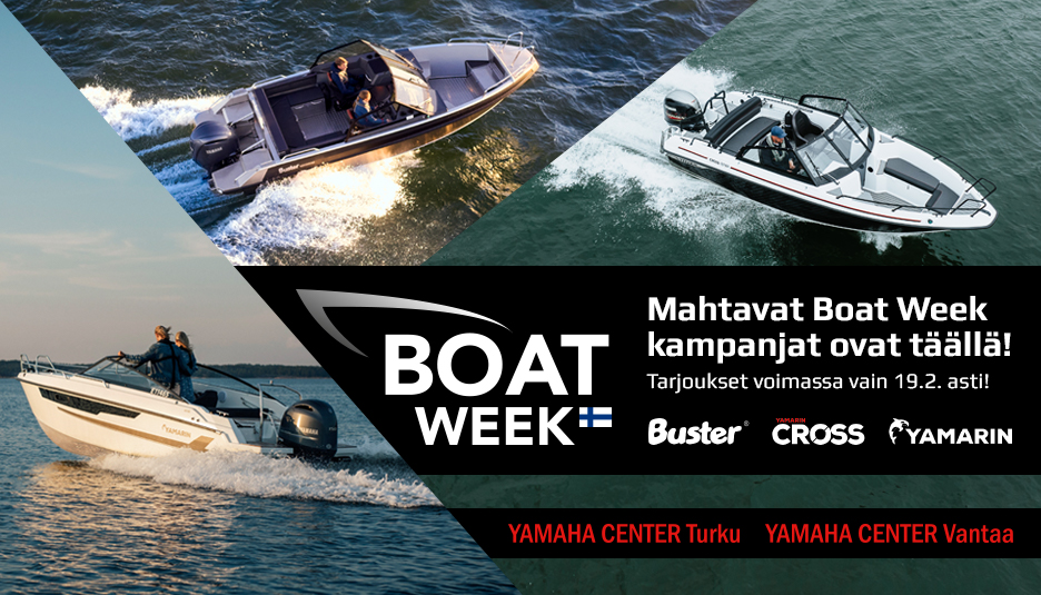 Boat Week on täällä - käännä keula kohti Yamaha Centeriä!