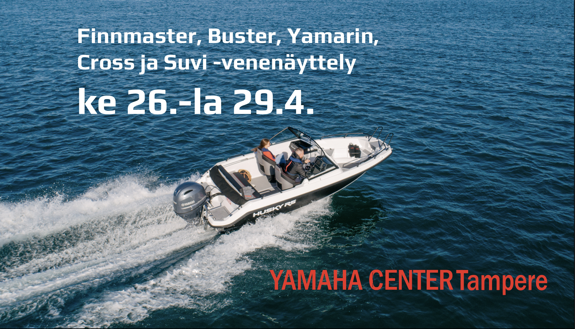 Tervetuloa venenäyttelyyn ke 26.-la 29.4. Tampereen Yamaha Centeriin!