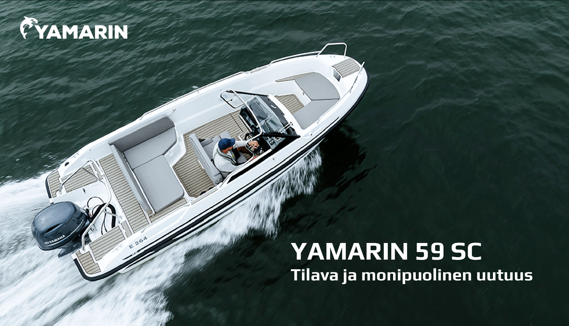 Uusi Yamarin 59 SC on monikäyttöinen, tilava sivupulpettivene!