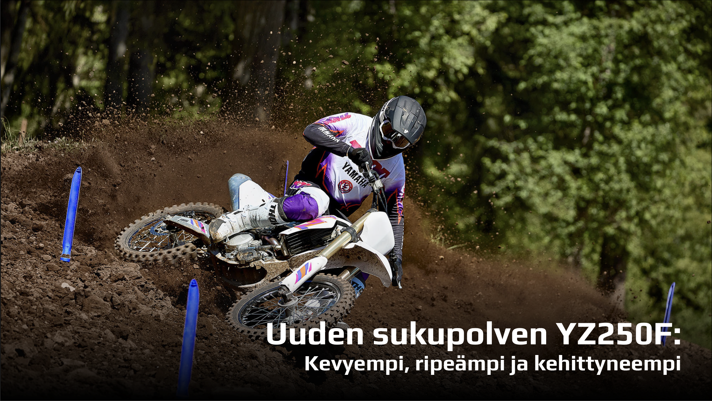 Yamaha juhlistaa YZ-motocrosspyörien 50-vuotista taivalta täysin uudella YZ250F:llä ja 50th Anniversary Edition -erikoismalleilla