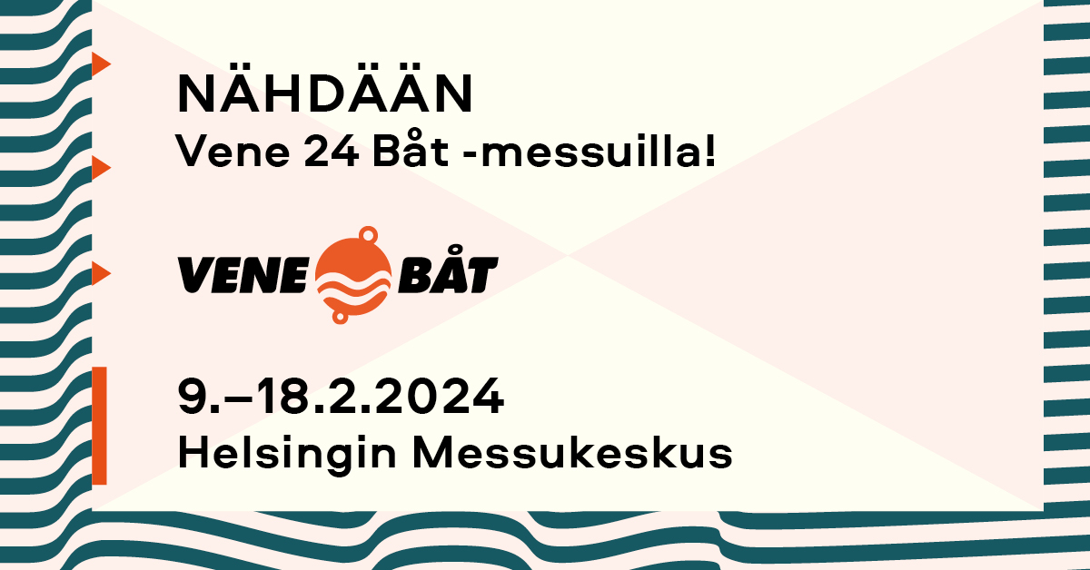 Olemme mukana Vene 25 Båt - messuilla!